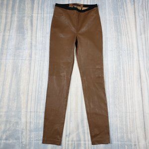 Bagatelle City Stretch Leather Leggings Pull-On